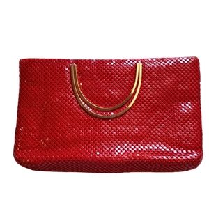 Red Metal Purse